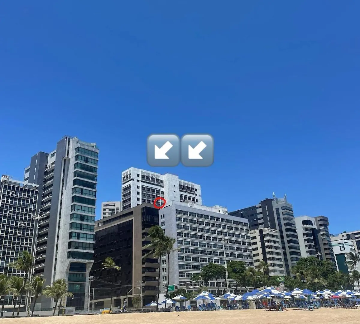 Mercure 1404 - Suite Moderna Com Vista P/ O Mar Recife Apartment